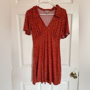 ASOS woman super comfy polkadot dress size 2